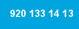 920 133 14 13